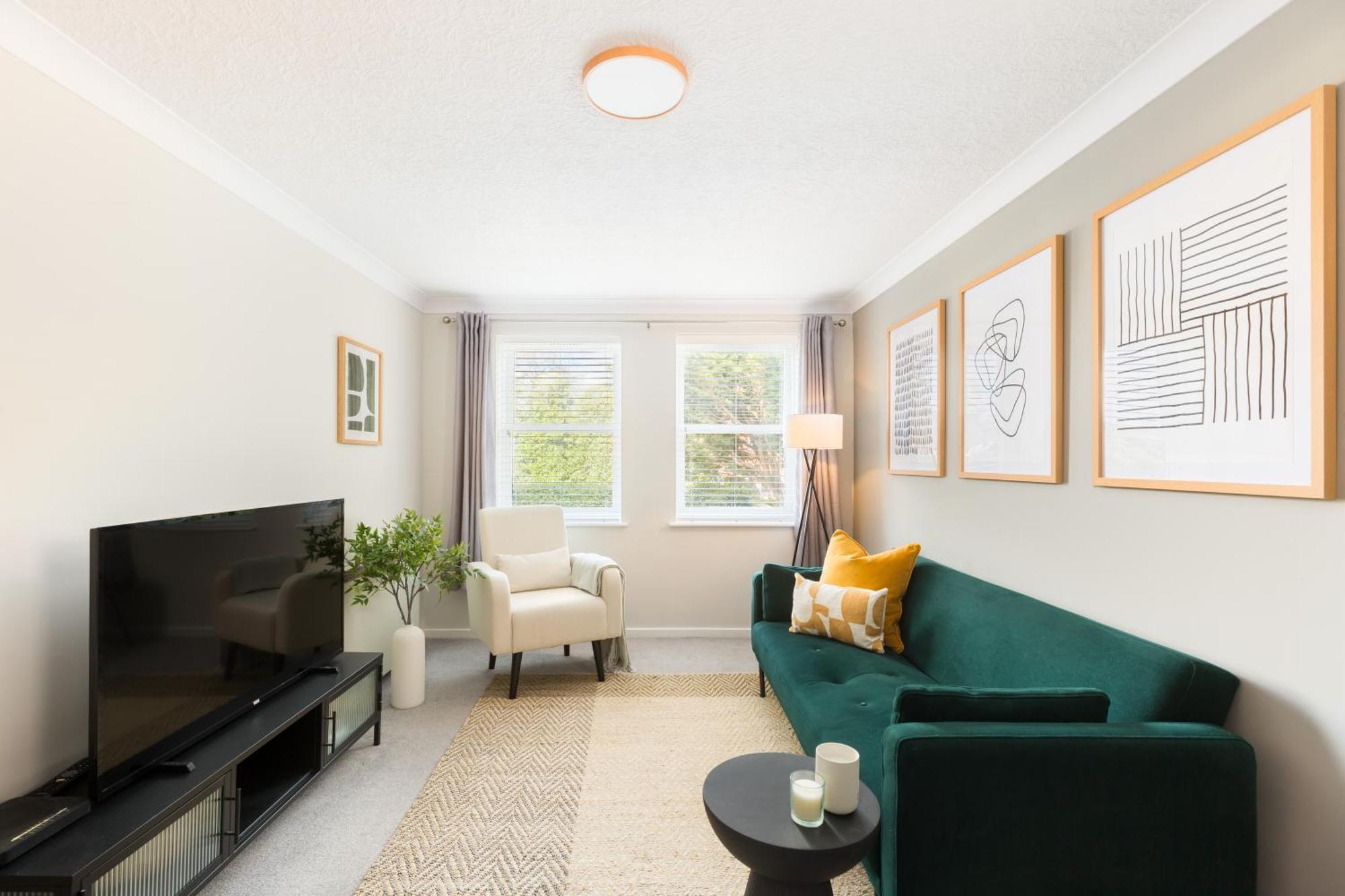 Modern 2-Bedroom Apartments With Free Parking In Leamington Spa Exterior foto